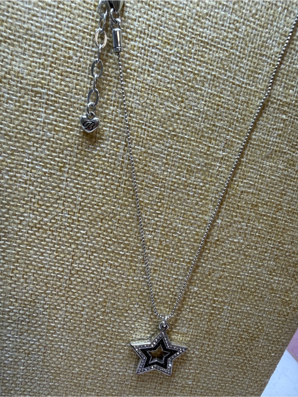 Brighton Silver Star Pendant Necklace with Gold Accent - Picture 2 of 2